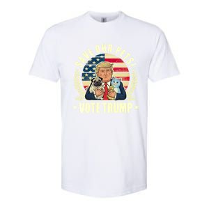 Save Our Pets Vote For Trump 2024 Trump Vance 2024 Election Gift Softstyle CVC T-Shirt