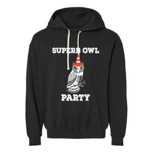 Superb Owl Party What We Do in the Shadows Owl Lover Garment-Dyed Fleece Hoodie