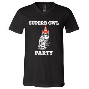 Superb Owl Party What We Do in the Shadows Owl Lover V-Neck T-Shirt