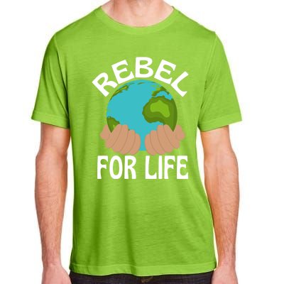 Save Our Planet Extinction Rebellion Climate Care Meaningful Gift Adult ChromaSoft Performance T-Shirt