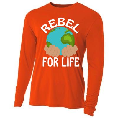 Save Our Planet Extinction Rebellion Climate Care Meaningful Gift Cooling Performance Long Sleeve Crew