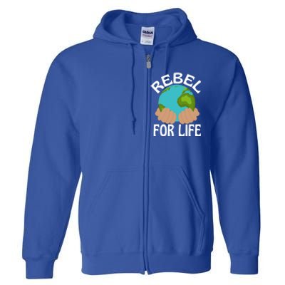 Save Our Planet Extinction Rebellion Climate Care Meaningful Gift Full Zip Hoodie