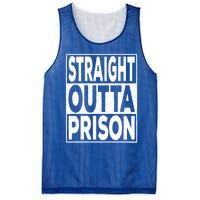 Straight Outta Prison Gift Mesh Reversible Basketball Jersey Tank