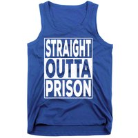 Straight Outta Prison Gift Tank Top