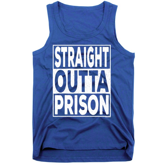 Straight Outta Prison Gift Tank Top