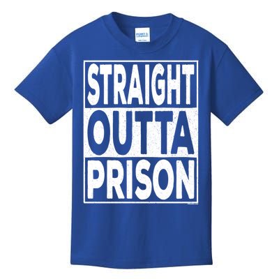 Straight Outta Prison Gift Kids T-Shirt