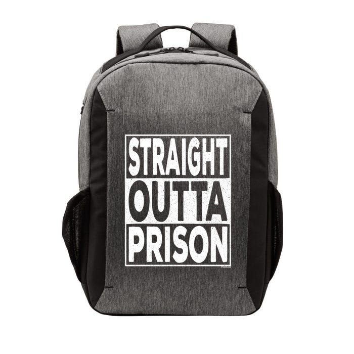 Straight Outta Prison Gift Vector Backpack