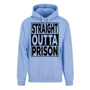 Straight Outta Prison Gift Unisex Surf Hoodie