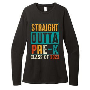 Straight Outta Pre K Preschool Graduation Gifts Womens CVC Long Sleeve Shirt