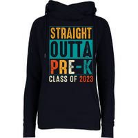 Straight Outta Pre K Preschool Graduation Gifts Womens Funnel Neck Pullover Hood