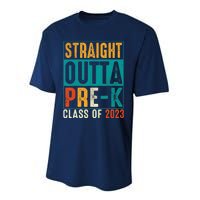 Straight Outta Pre K Preschool Graduation Gifts Performance Sprint T-Shirt