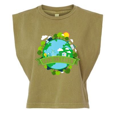 Save Our Planet Earth Day Meaningful Gift Garment-Dyed Women's Muscle Tee