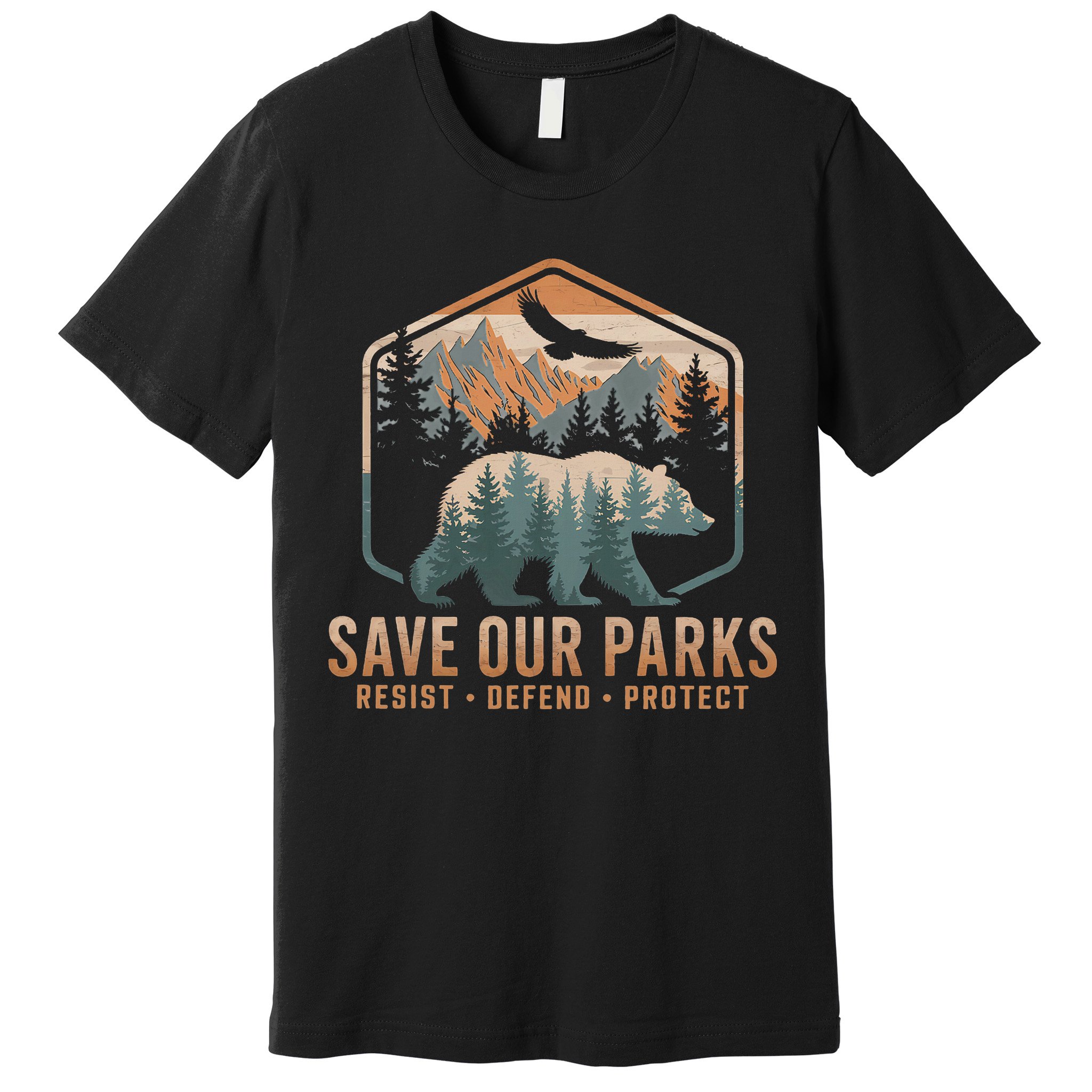 Save Our Parks Resist National Park Protect Alt Us Parks Premium T-Shirt