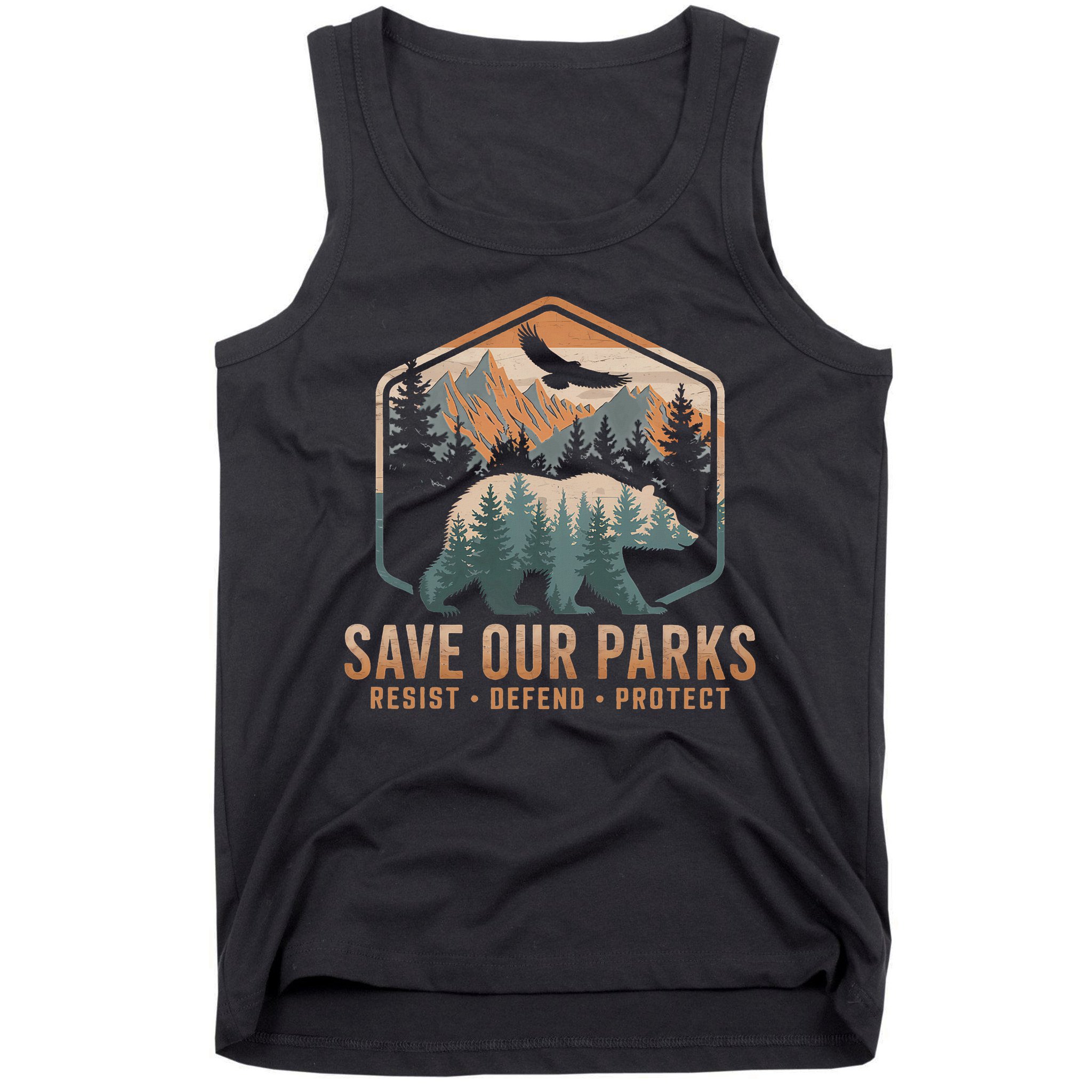 Save Our Parks Resist National Park Protect Alt Us Parks Tank Top