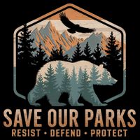 Save Our Parks Resist National Park Protect Alt Us Parks Zip Tote Bag