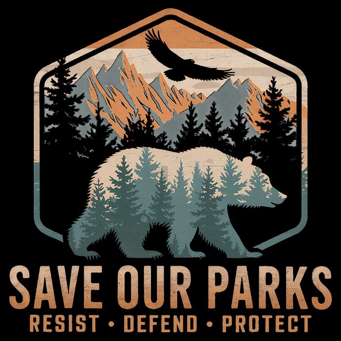Save Our Parks Resist National Park Protect Alt Us Parks Zip Tote Bag