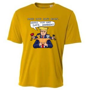 Save Our Pets Cats 2024 Make Pets Safe Again Vote Trump Cooling Performance Crew T-Shirt