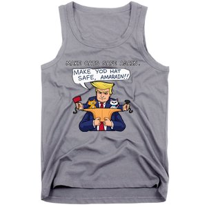 Save Our Pets Cats 2024 Make Pets Safe Again Vote Trump Tank Top