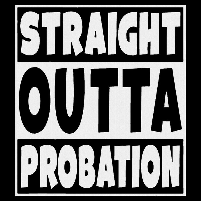 Straight Outta Probation Short Acrylic Beanie