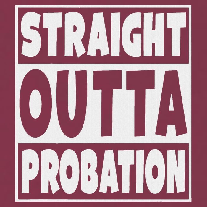 Straight Outta Probation 16oz Travel Tumbler