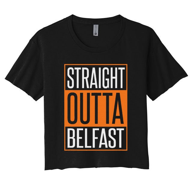 Straight Outta Preschool Pre School Graduation Funny Cool Crop Top