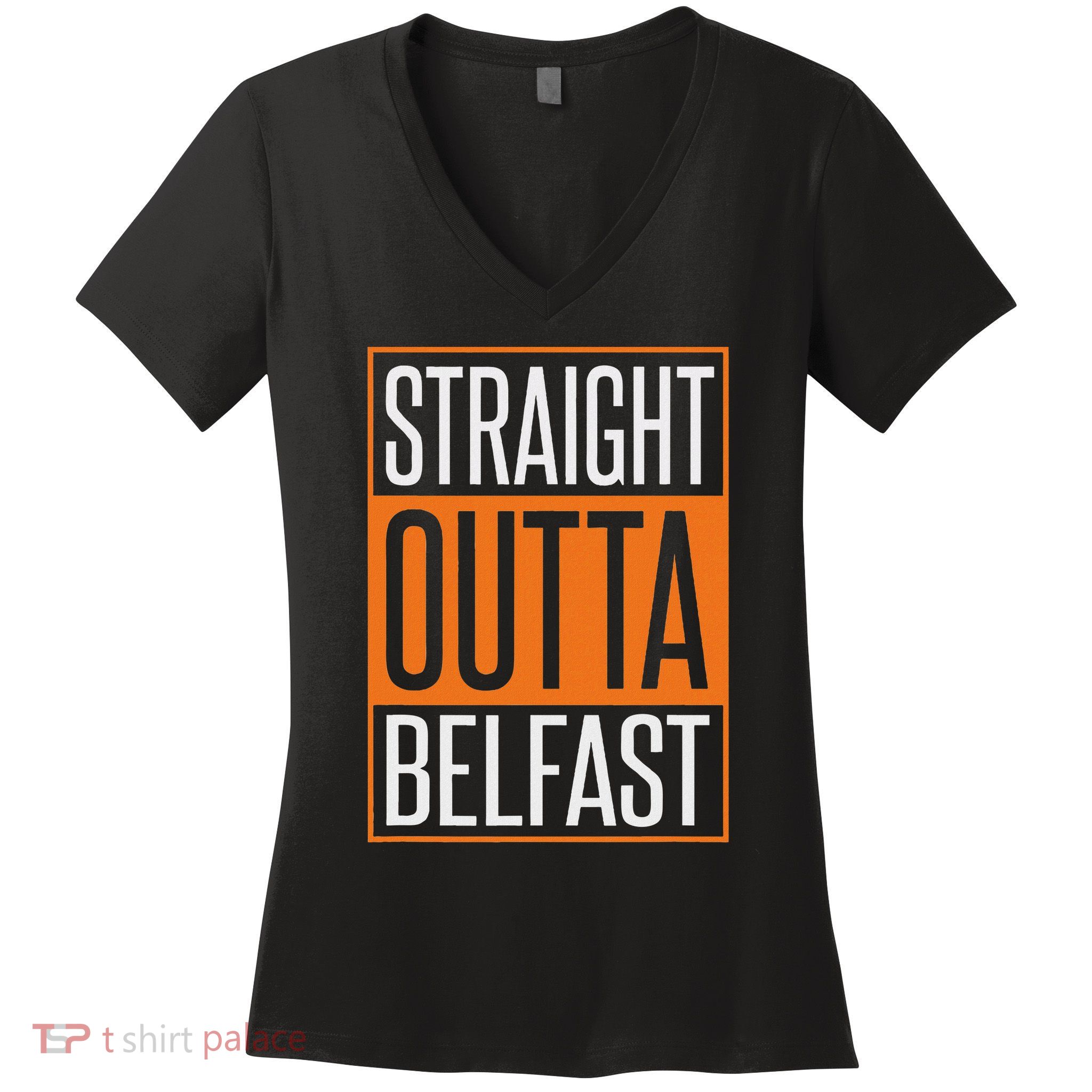 Straight Outta Preschool Pre School Graduation Funny Cool Women's V-Neck T-Shirt