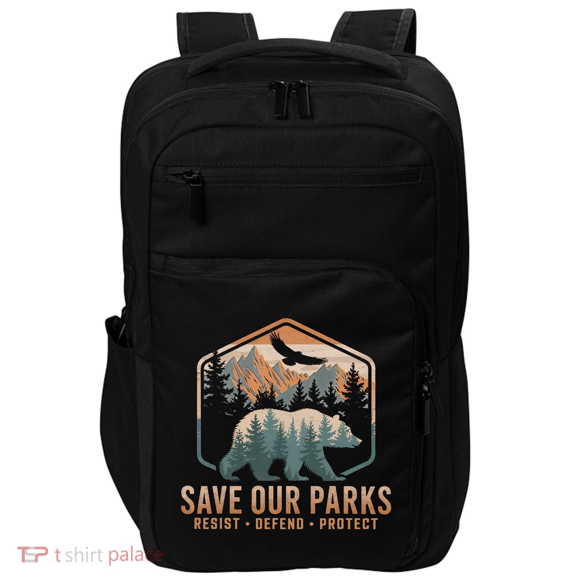 Save Our Parks Resist National Park Protect Alt Us Parks Impact Tech Backpack
