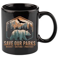 Save Our Parks Resist National Park Protect Alt Us Parks 11oz C Handle Ceramic Mug