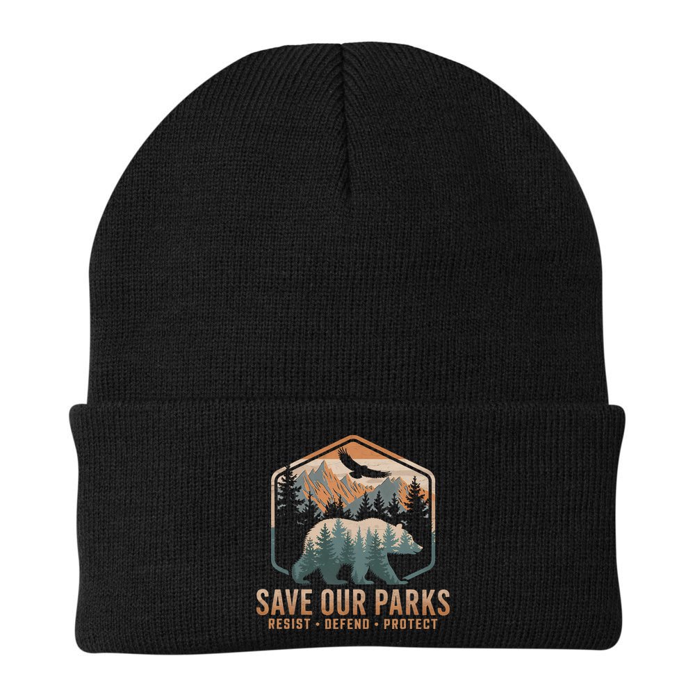 Save Our Parks Resist National Park Protect Alt Us Parks Beanie