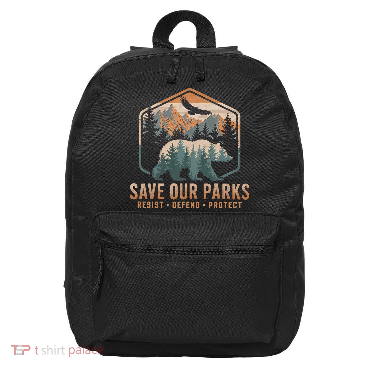 Save Our Parks Resist National Park Protect Alt Us Parks 16 in Basic Backpack