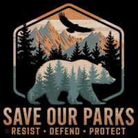 Save Our Parks Resist National Park Protect Alt Us Parks 16 in Basic Backpack
