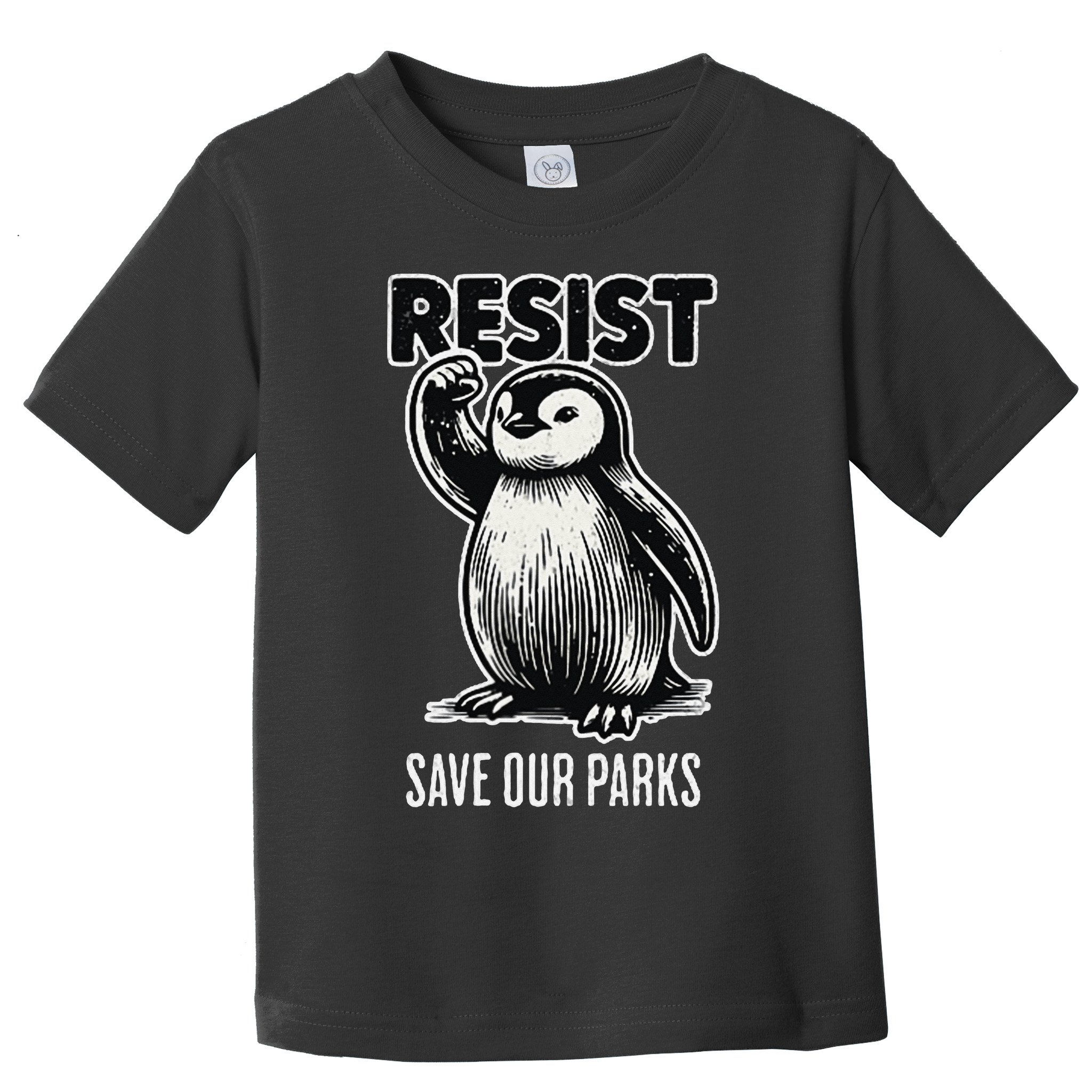 Save Our Parks Pocket Penguin Resist Protest National Parks Toddler T-Shirt