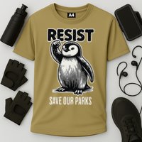 Save Our Parks Pocket Penguin Resist Protest National Parks Cooling Performance Crew T-Shirt