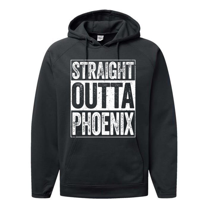 Straight Outta Phoenix Arizona State Performance Fleece Hoodie