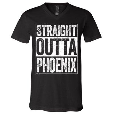 Straight Outta Phoenix Arizona State V-Neck T-Shirt
