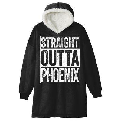 Straight Outta Phoenix Arizona State Hooded Wearable Blanket