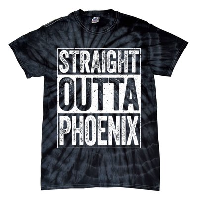 Straight Outta Phoenix Arizona State Tie-Dye T-Shirt