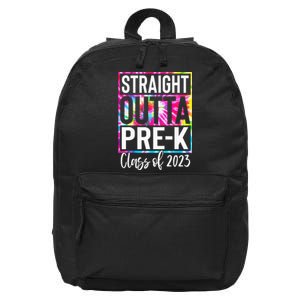 Straight Outta PreK Graduation Last Day Of School Teacher 16 in Basic Backpack