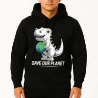 Save Our Planet Earth Day 2024 T Rex Environment Hoodie