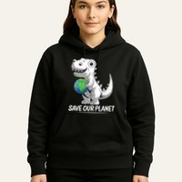 Save Our Planet Earth Day 2024 T Rex Environment Hoodie