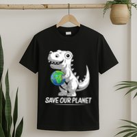 Save Our Planet Earth Day 2024 T Rex Environment T-Shirt