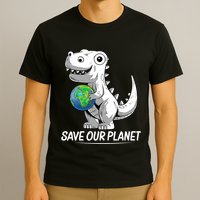 Save Our Planet Earth Day 2024 T Rex Environment T-Shirt