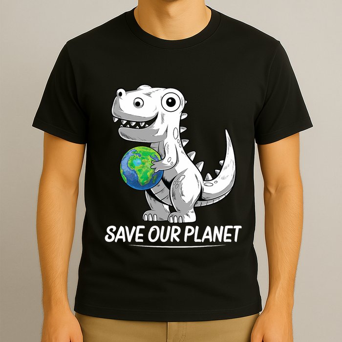 Save Our Planet Earth Day 2024 T Rex Environment T-Shirt