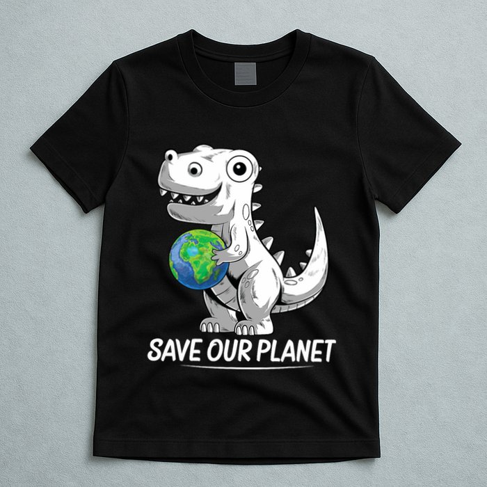 Save Our Planet Earth Day 2024 T Rex Environment T-Shirt