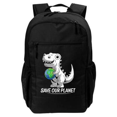 Save Our Planet Earth Day 2024 T Rex Environment Backpack
