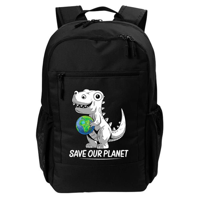 Save Our Planet Earth Day 2024 T Rex Environment Backpack