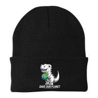 Save Our Planet Earth Day 2024 T Rex Environment Beanie
