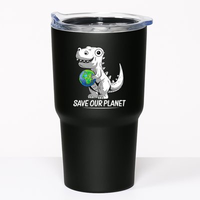 Save Our Planet Earth Day 2024 T Rex Environment Tumbler