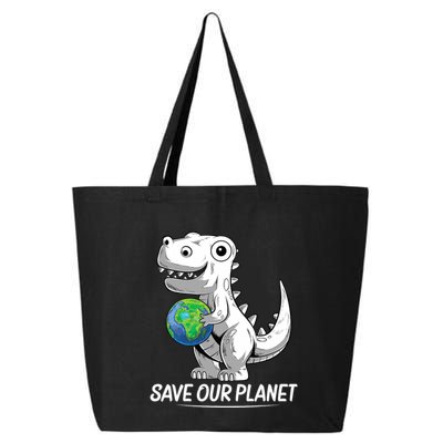 Save Our Planet Earth Day 2024 T Rex Environment 25L Jumbo Tote