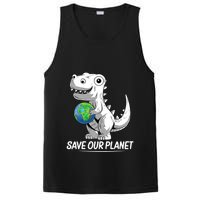 Save Our Planet Earth Day 2024 T Rex Environment PosiCharge Competitor Tank